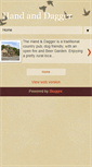 Mobile Screenshot of handanddagger.com